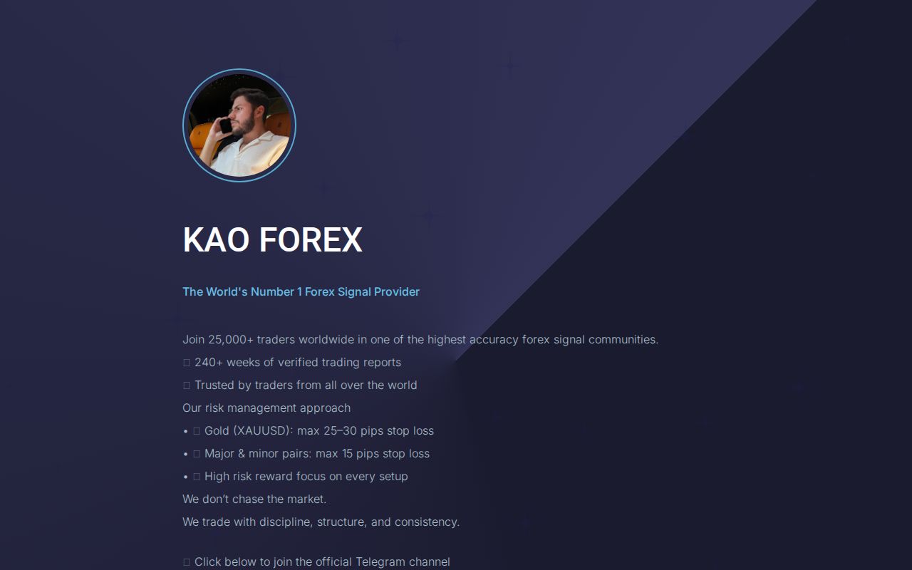 Carrd profile picture for @kaoforex